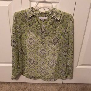 Liz Claiborne Blouse w/ Cami Sz S